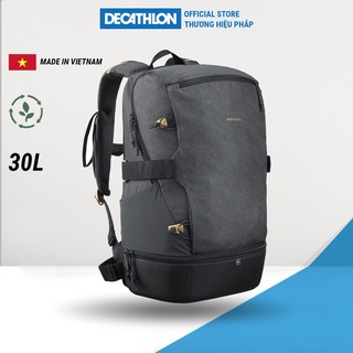 Balô đi bộ đồng bằng Quechua NH550 30L - Xám nhạt