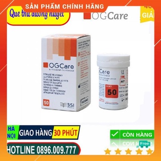 QUE THỬ ĐƯỜNG HUYẾT OGCARE