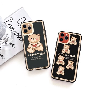 Ốp lưng iphone 13 pro max Lovely Bear ốp bảo vệ camera vuông cạnh đủ mã 6 đến 11 12 13 promax tr150