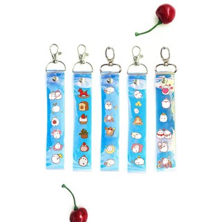 Strap hologram molang STH9 Dây đeo name tag dây strap tag phản quang cute kpop idol hoạt hình