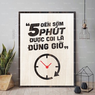 Tranh Động Lực Gỗ TBIG057 decor quà tặng doanh nghiệp