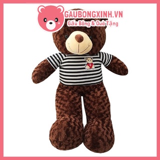 Gấu Bông Teddy Socola Size Vừa 80 - 1m4, Thú nhồi bông teddy phổ biến nhất hiện nay phù hợp làm gối ôm quà tặng cho bé