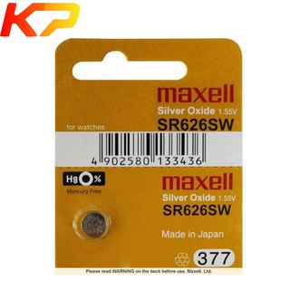 pin đồng hồ sr626sw sr626 377 maxell chính hãng.