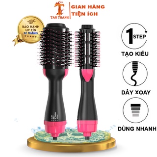 Lược điện đa năng -Lược điện chải tóc đa năng mượt tóc, uốn tóc kiêm máy sấy khí tạo phồng 2 trong 1 tiện lợi