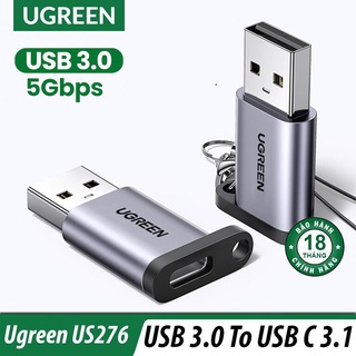 Đầu chuyển USB 3.0 to USB-C 3.1 Cao Cấp Ugreen 50533 US276 CHính Hãng
