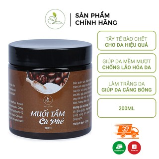 Muối Tắm Cà Phê Mini Garden Trắng Sáng Da Hiệu Quả 200gram PV985