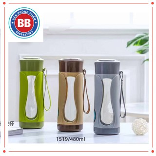 BÌNH NƯỚC HỌC SINH 252 - 500ML Nhựa Tritan cao cấp ko vỡ, ko hơi nhựa, an toàn