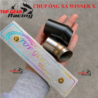 Chụp ống Xả Winner X Chụp đuôi pô Sơn Đen <TOPGEAR>