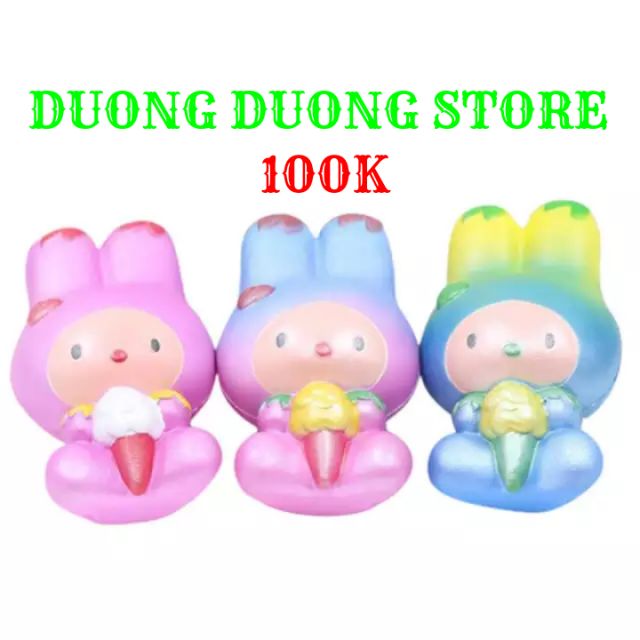 SQUISHY THỎ MELODY GALAXY
