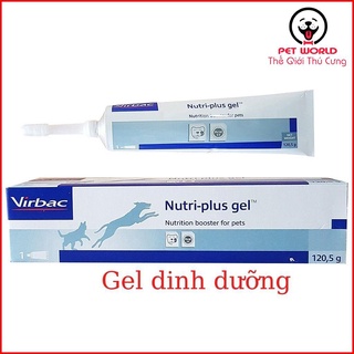 Gel dinh dưỡng cho chó mèo bệnh biếng ăn gầy gọc - Nutri plus gel virbac - pet world
