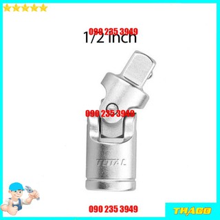 Đầu nối lắc léo 1/2 1/4 inch mạ crôm chịu nhiệt tốt khớp nối linh hoạt Total Ingco 1234