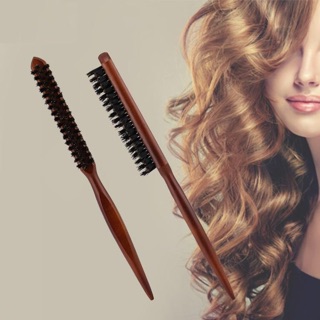 thiệu chổi fade barber cán gỗ nhỏ