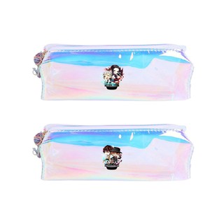 Hộp bút hologram in hình BUNGOU STRAY DOGS VĂN HÀO LƯU LẠC anime chibi đựng đồ dùng học tập tiện lợi