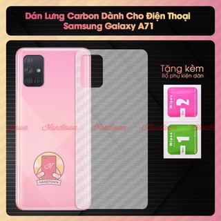Miếng dán lưng cacbon Samsung Galaxy A71