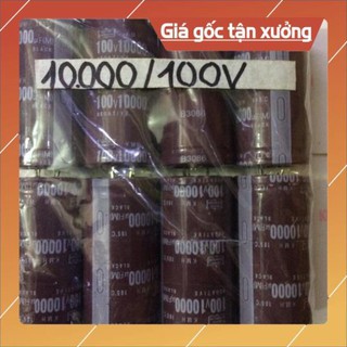 . Tụ hoá :10.000 M / 100 V giá (2 cái) ..