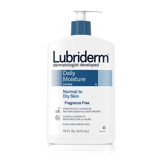 Dưỡng thể giữ ẩm da thường &amp; khô Lubriderm Daily Moisture Normal To Dry Skin Lotion 473ml (Mỹ)