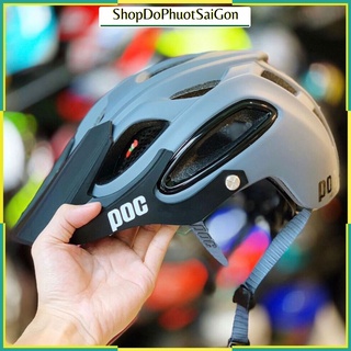 Mũ xe đạp POC 07 xám xi măng - Nón bảo hiểm thể thao chính hãng