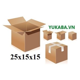 Combo 50 Thùng giấy carton 25x15x15