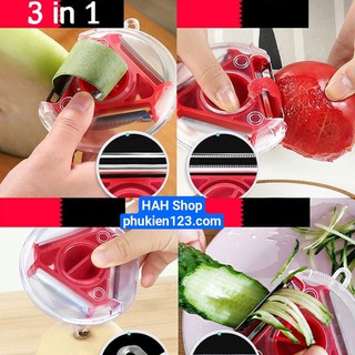 Nạo gọt Củ Quả Mini Đa Năng 3 trong 1