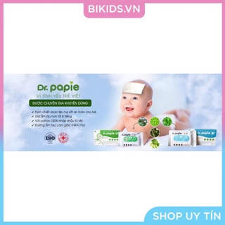 Khăn hạ sốt Dr.Papie an toàn cho bé