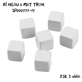 BỘ 3 VIÊN XÍ NGẦU 6 MẶT TRƠN GIÚP BẠN SÁNG TẠO TRÒ CHƠI THEO Ý MUỐN