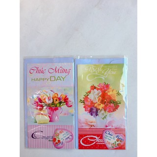 [GIÁ SỈ/ BUÔN] Combo 10 chiếc bưu thiếp chúc mừng siêu đẹp mẫu mới kích thước 10,5x18,5 cm