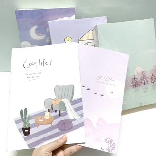 Vở viết kẻ ngang A5,B5 cute 40 trang phong cách vintage