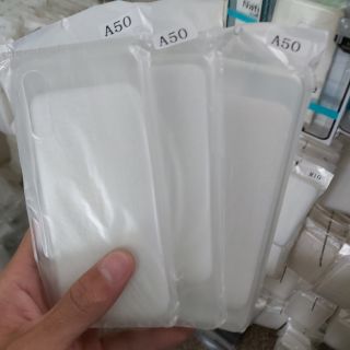 Bộ 3 chiếc ốp lưng cho galaxy A50/a50s silicon trong suốt siêu mỏng(loại tốt)