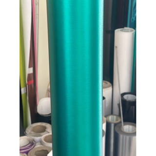 Giấy Decal Nhôm Xước Xanh Lục Bảo Cao Cấp Khổ Cao 50cm x Dài 1m