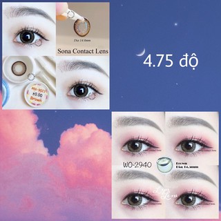 Lens Sona-Thái màu nâu cận 5.00-6.00