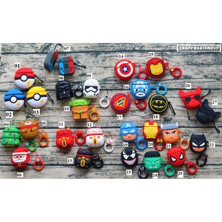 Case airpod dẻo 3D vỏ bảo airpod 1 , 2 sillicon đựng tai nghe không dây i11 i12 i18 i100 i200