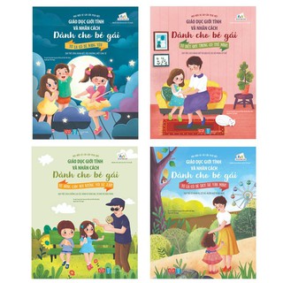 Sách - Combo 4 cuốn - Giáo Dục Giới Tính Và Nhân Cách Dành Cho Bé Gái