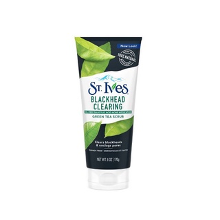 Tẩy tế bào chết St.Ives Blackhead Clearing Green Tea Scrub