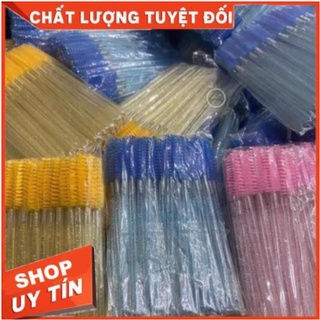 Chổi chải mi kim tuyến túi 50 cây-10 cây_dụng cụ nối mi_ Mai Hòa Lash
