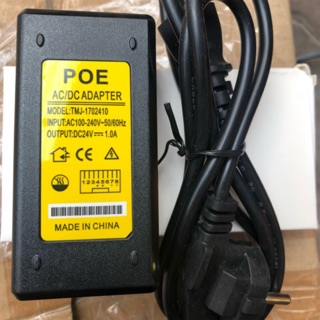 Nguồn POE 24 V 1 a kèm dây