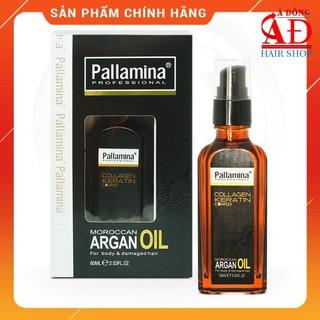 [CHÍNH HÃNG] [GIÁ SỈ] PALLAMINA ARGAN OIL TINH DẦU DƯỠNG TÓC CAO CẤP COLLAGEN ITALY 60ML
