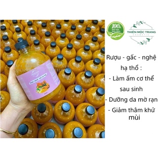 Rượu gừng nghệ hạ thổ - cốt đậm đặc Thiên Mộc Trang ( cho body sau sinh)