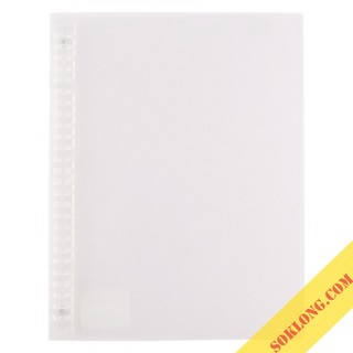 File còng nhựa A4 gồm 30 chấu MS 553 Klong; bìa sổ còng nhựa Klong