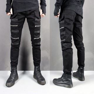 Quần Jogger Kaki Nam dây đai Lexuza 081