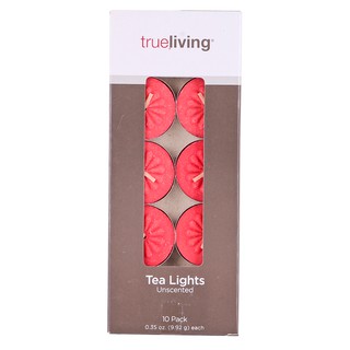 Hộp 10 nến tealight bông mai Trueliving FtraMart (Đỏ)