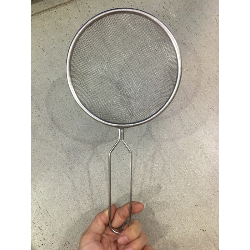 Ray lọc inox mỏng, rây lọc thức ăn, dung cụ lưới lọc cháo, lọc mẻ thưa đa năng - MTA_mart