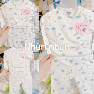 (MomMom/Avaler)Bộ cộc tay/dài tay sợi tre cao cấp MomMom(sp mới của Avaler)size từ 6-9m đến 3-4y