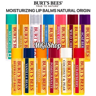[Hàng Mỹ] Son Dưỡng Môi Burts Bees Moisturizing Lip Balm 4,25g