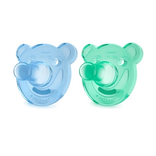 Ty giả chống vẩu Avent hình gấu các size (vỉ 2 chiếc, giá bán lẻ 1 chiếc) FLASH SALE