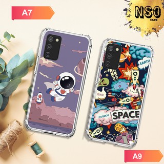 [HÀNG MỚI HOT] Ốp Lưng Samsung A03s In Hình Phi Hành Gia Đẹp Nghộ Nghĩnh