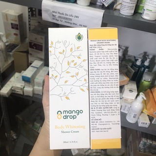 MANGO DROP Body Whitening Shower Cream là dòng kem tắm dùng để dưỡng trắng