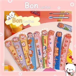 Thước kẻ học sinh hoạt hình động vật ngộ nghĩnh dài 15cm