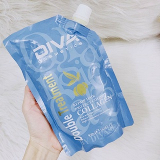 HẤP Ủ COLLAGEN DIVA CHUẨN SALON, KEM Ủ DIVA XANH 500ML