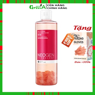 Tẩy Trang Hoa Hồng Neogen NEOGEN DERMALOGY REAL FLOWER CLEANSING WATER ROSE 300ML Sạch Sâu Dưỡng Ẩm Se Khít Lỗ Chân Lông