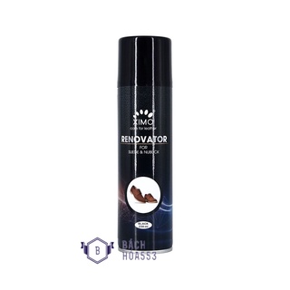Chai xịt dưỡng phục hồi màu giày nubuck và da lộn Renovator Ximo 230ml
